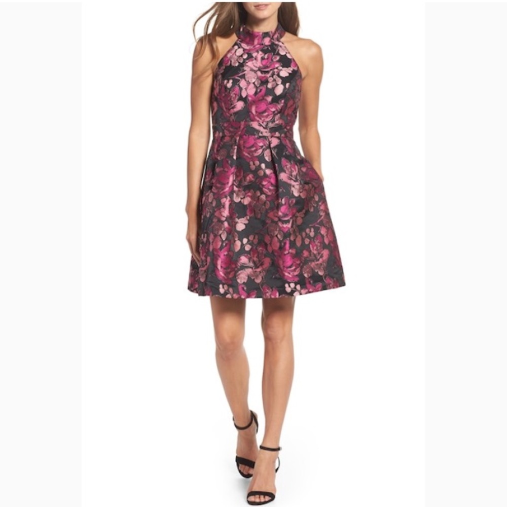 Eliza J fit and flare dress